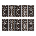thumbnail image 1 of Kitchen Rugs Sets Of 2,Brown Striped Geometric Pattern Anti Fatigue Kitchen Mat Rugs Non Slip Washable,Decorative Kitchen Floor Mats for Kitchen,Sink,Laundry,17"X47", 1 of 5