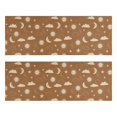 thumbnail image 1 of Kitchen Rugs Sets Of 2,Brown Sun Moon Cloud Star Pattern Anti Fatigue Kitchen Mat Rugs Non Slip Washable,Decorative Kitchen Floor Mats for Kitchen,Sink,Laundry,17"X47", 1 of 5