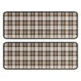 thumbnail image 1 of Kitchen Rugs Sets Of 2,Brown and White Checkerboard Checkered Pattern Anti Fatigue Kitchen Mat Rugs Non Slip Washable,Decorative Kitchen Floor Mats for Kitchen,Sink,Laundry,17"x47"+17"x47", 1 of 5