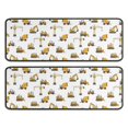 thumbnail image 1 of Kitchen Rugs Sets Of 2,Cartoon Construction Vehicles Bulldozers Anti Fatigue Kitchen Mat Rugs Non Slip Washable,Decorative Kitchen Floor Mats for Kitchen,Sink,Laundry,17"x47"+17"x47", 1 of 5