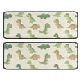 thumbnail image 1 of Kitchen Rugs Sets Of 2,Cartoon Dinosaurs Anti Fatigue Kitchen Mat Rugs Non Slip Washable,Decorative Kitchen Floor Mats for Kitchen,Sink,Laundry,17"x47"+17"x47", 1 of 5