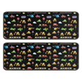 thumbnail image 1 of Kitchen Rugs Sets Of 2,Cartoon Traffic Vehicles Signs Black Pattern Anti Fatigue Kitchen Mat Rugs Non Slip Washable,Decorative Kitchen Floor Mats for Kitchen,Sink,Laundry,17"x47"+17"x47", 1 of 5