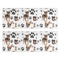 thumbnail image 1 of Kitchen Rugs Sets Of 2,Chihuahua and Footprints Anti Fatigue Kitchen Mat Rugs Non Slip Washable,Decorative Kitchen Floor Mats for Kitchen,Sink,Laundry,17"X47", 1 of 5