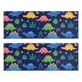 thumbnail image 1 of Kitchen Rugs Sets Of 2,Colorful Dinosaurs Plant Dark Blue Pattern Anti Fatigue Kitchen Mat Rugs Non Slip Washable,Decorative Kitchen Floor Mats for Kitchen,Sink,Laundry,17"X47", 1 of 5