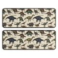thumbnail image 1 of Kitchen Rugs Sets Of 2,Colorful Dinosaurs Scientific Pattern Anti Fatigue Kitchen Mat Rugs Non Slip Washable,Decorative Kitchen Floor Mats for Kitchen,Sink,Laundry,17"x47"+17"x47", 1 of 5
