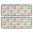 thumbnail image 1 of Kitchen Rugs Sets Of 2,Colorful Funny Dachshund Anti Fatigue Kitchen Mat Rugs Non Slip Washable,Decorative Kitchen Floor Mats for Kitchen,Sink,Laundry,17"x47"+17"x47", 1 of 5
