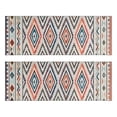 thumbnail image 1 of Kitchen Rugs Sets Of 2,Colorful Geometric Diamond Pattern Anti Fatigue Kitchen Mat Rugs Non Slip Washable,Decorative Kitchen Floor Mats for Kitchen,Sink,Laundry,17"X47", 1 of 5