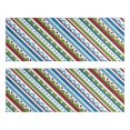thumbnail image 1 of Kitchen Rugs Sets Of 2,Colorful Geometric Stripe Pattern Anti Fatigue Kitchen Mat Rugs Non Slip Washable,Decorative Kitchen Floor Mats for Kitchen,Sink,Laundry,17"X47", 1 of 5