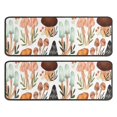 thumbnail image 1 of Kitchen Rugs Sets Of 2,Colorful Mushroom Leaf White Pattern Anti Fatigue Kitchen Mat Rugs Non Slip Washable,Decorative Kitchen Floor Mats for Kitchen,Sink,Laundry,17"x47"+17"x47", 1 of 5