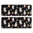 thumbnail image 1 of Kitchen Rugs Sets Of 2,Costumed Ghost Halloween Pattern Anti Fatigue Kitchen Mat Rugs Non Slip Washable,Decorative Kitchen Floor Mats for Kitchen,Sink,Laundry,17"x47"+17"x47", 1 of 5