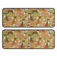 thumbnail image 1 of Kitchen Rugs Sets Of 2,Cute Boxer Dog and Flowers Florals Anti Fatigue Kitchen Mat Rugs Non Slip Washable,Decorative Kitchen Floor Mats for Kitchen,Sink,Laundry,17"x47"+17"x47", 1 of 5