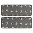 thumbnail image 1 of Kitchen Rugs Sets Of 2,Cute Pug Puppies Anti Fatigue Kitchen Mat Rugs Non Slip Washable,Decorative Kitchen Floor Mats for Kitchen,Sink,Laundry,17"x47"+17"x47", 1 of 5