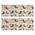 thumbnail image 1 of Kitchen Rugs Sets Of 2,Dachshund and Flower Anti Fatigue Kitchen Mat Rugs Non Slip Washable,Decorative Kitchen Floor Mats for Kitchen,Sink,Laundry,17"X47", 1 of 5