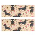 thumbnail image 1 of Kitchen Rugs Sets Of 2,Dachshund and Flower Anti Fatigue Kitchen Mat Rugs Non Slip Washable,Decorative Kitchen Floor Mats for Kitchen,Sink,Laundry,17"X47", 1 of 5