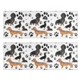 thumbnail image 1 of Kitchen Rugs Sets Of 2,Dachshund Footprint Anti Fatigue Kitchen Mat Rugs Non Slip Washable,Decorative Kitchen Floor Mats for Kitchen,Sink,Laundry,17"X47", 1 of 5