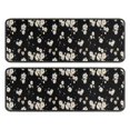 thumbnail image 1 of Kitchen Rugs Sets Of 2,Daisy Flower Pattern Anti Fatigue Kitchen Mat Rugs Non Slip Washable,Decorative Kitchen Floor Mats for Kitchen,Sink,Laundry,17"x47"+17"x47", 1 of 5