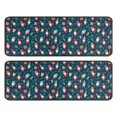 thumbnail image 1 of Kitchen Rugs Sets Of 2,Dark Blue Christmas Gnome and Gift Pattern Anti Fatigue Kitchen Mat Rugs Non Slip Washable,Decorative Kitchen Floor Mats for Kitchen,Sink,Laundry,17"x47"+17"x47", 1 of 5
