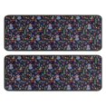 thumbnail image 1 of Kitchen Rugs Sets Of 2,Dark Blue Christmas Nutcracker Pattern Anti Fatigue Kitchen Mat Rugs Non Slip Washable,Decorative Kitchen Floor Mats for Kitchen,Sink,Laundry,17"x47"+17"x47", 1 of 5