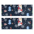 thumbnail image 1 of Kitchen Rugs Sets Of 2,Dark Blue Christmas Santa Pattern Anti Fatigue Kitchen Mat Rugs Non Slip Washable,Decorative Kitchen Floor Mats for Kitchen,Sink,Laundry,17"X47", 1 of 5