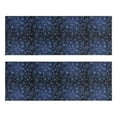 thumbnail image 1 of Kitchen Rugs Sets Of 2,Dark Blue Christmas Snowflake Pattern Anti Fatigue Kitchen Mat Rugs Non Slip Washable,Decorative Kitchen Floor Mats for Kitchen,Sink,Laundry,17"X47", 1 of 5