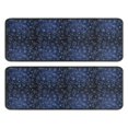 thumbnail image 1 of Kitchen Rugs Sets Of 2,Dark Blue Christmas Snowflake Pattern Anti Fatigue Kitchen Mat Rugs Non Slip Washable,Decorative Kitchen Floor Mats for Kitchen,Sink,Laundry,17"x47"+17"x47", 1 of 5