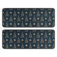thumbnail image 1 of Kitchen Rugs Sets Of 2,Dark Blue Christmas Tree Pattern Anti Fatigue Kitchen Mat Rugs Non Slip Washable,Decorative Kitchen Floor Mats for Kitchen,Sink,Laundry,17"x47"+17"x47", 1 of 5