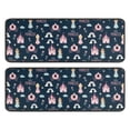 thumbnail image 1 of Kitchen Rugs Sets Of 2,Dark Blue Little Princess Pattern Anti Fatigue Kitchen Mat Rugs Non Slip Washable,Decorative Kitchen Floor Mats for Kitchen,Sink,Laundry,17"x47"+17"x47", 1 of 5
