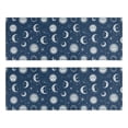 thumbnail image 1 of Kitchen Rugs Sets Of 2,Dark Blue Sun Moon Star Pattern Anti Fatigue Kitchen Mat Rugs Non Slip Washable,Decorative Kitchen Floor Mats for Kitchen,Sink,Laundry,17"X47", 1 of 5