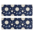thumbnail image 1 of Kitchen Rugs Sets Of 2,Dark Blue Sun Moon Star Pattern Anti Fatigue Kitchen Mat Rugs Non Slip Washable,Decorative Kitchen Floor Mats for Kitchen,Sink,Laundry,17"X47", 1 of 5