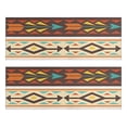 thumbnail image 1 of Kitchen Rugs Sets Of 2,Ethnic Geometric Striped Pattern Anti Fatigue Kitchen Mat Rugs Non Slip Washable,Decorative Kitchen Floor Mats for Kitchen,Sink,Laundry,17"X47", 1 of 5