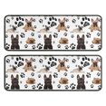 thumbnail image 1 of Kitchen Rugs Sets Of 2,French Bulldog Footprint Anti Fatigue Kitchen Mat Rugs Non Slip Washable,Decorative Kitchen Floor Mats for Kitchen,Sink,Laundry,17"x47"+17"x47", 1 of 5