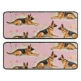 thumbnail image 1 of Kitchen Rugs Sets Of 2,German Shepherd Anti Fatigue Kitchen Mat Rugs Non Slip Washable,Decorative Kitchen Floor Mats for Kitchen,Sink,Laundry,17"x47"+17"x47", 1 of 5