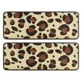 thumbnail image 1 of Kitchen Rugs Sets Of 2,Gold and Brown Of Leopard Print Anti Fatigue Kitchen Mat Rugs Non Slip Washable,Decorative Kitchen Floor Mats for Kitchen,Sink,Laundry,17"x47"+17"x47", 1 of 5