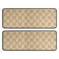 thumbnail image 1 of Kitchen Rugs Sets Of 2,Golden Christmas Pattern Anti Fatigue Kitchen Mat Rugs Non Slip Washable,Decorative Kitchen Floor Mats for Kitchen,Sink,Laundry,17"x47"+17"x47", 1 of 5