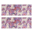 thumbnail image 1 of Kitchen Rugs Sets Of 2,Goldendoodle Dog and Flower Floral Anti Fatigue Kitchen Mat Rugs Non Slip Washable,Decorative Kitchen Floor Mats for Kitchen,Sink,Laundry,17"X47", 1 of 5