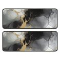 thumbnail image 1 of Kitchen Rugs Sets Of 2,Gray Black Gold Marble Pattern Anti Fatigue Kitchen Mat Rugs Non Slip Washable,Decorative Kitchen Floor Mats for Kitchen,Sink,Laundry,17"x47"+17"x47", 1 of 5