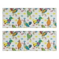 thumbnail image 1 of Kitchen Rugs Sets Of 2,Gray Chicken Colorful Rooster Dot Pattern Anti Fatigue Kitchen Mat Rugs Non Slip Washable,Decorative Kitchen Floor Mats for Kitchen,Sink,Laundry,17"X47", 1 of 5