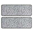 thumbnail image 1 of Kitchen Rugs Sets Of 2,Gray Christmas Snowflake Pattern Anti Fatigue Kitchen Mat Rugs Non Slip Washable,Decorative Kitchen Floor Mats for Kitchen,Sink,Laundry,17"x47"+17"x47", 1 of 5