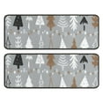 thumbnail image 1 of Kitchen Rugs Sets Of 2,Gray Christmas Tree Pattern Anti Fatigue Kitchen Mat Rugs Non Slip Washable,Decorative Kitchen Floor Mats for Kitchen,Sink,Laundry,17"x47"+17"x47", 1 of 5