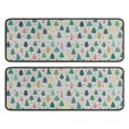 thumbnail image 1 of Kitchen Rugs Sets Of 2,Gray Christmas Tree Pattern Anti Fatigue Kitchen Mat Rugs Non Slip Washable,Decorative Kitchen Floor Mats for Kitchen,Sink,Laundry,17"x47"+17"x47", 1 of 5