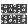 thumbnail image 1 of Kitchen Rugs Sets Of 2,Gray Halloween Skulls Anti Fatigue Kitchen Mat Rugs Non Slip Washable,Decorative Kitchen Floor Mats for Kitchen,Sink,Laundry,17"x47"+17"x47", 1 of 5