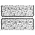 thumbnail image 1 of Kitchen Rugs Sets Of 2,Gray Highland Cow Bathtub Lemon Pattern Anti Fatigue Kitchen Mat Rugs Non Slip Washable,Decorative Kitchen Floor Mats for Kitchen,Sink,Laundry,17"x47"+17"x47", 1 of 5