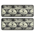 thumbnail image 1 of Kitchen Rugs Sets Of 2,Gray Highland Cow Layer Pattern Anti Fatigue Kitchen Mat Rugs Non Slip Washable,Decorative Kitchen Floor Mats for Kitchen,Sink,Laundry,17"x47"+17"x47", 1 of 5