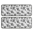 thumbnail image 1 of Kitchen Rugs Sets Of 2,Gray Highland Cow Lemon Pattern Anti Fatigue Kitchen Mat Rugs Non Slip Washable,Decorative Kitchen Floor Mats for Kitchen,Sink,Laundry,17"x47"+17"x47", 1 of 5