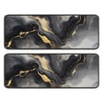 thumbnail image 1 of Kitchen Rugs Sets Of 2,Gray Marble Gold Wave Pattern Anti Fatigue Kitchen Mat Rugs Non Slip Washable,Decorative Kitchen Floor Mats for Kitchen,Sink,Laundry,17"x47"+17"x47", 1 of 5
