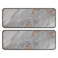 thumbnail image 1 of Kitchen Rugs Sets Of 2,Gray Marble Orange Line Pattern Anti Fatigue Kitchen Mat Rugs Non Slip Washable,Decorative Kitchen Floor Mats for Kitchen,Sink,Laundry,17"x47"+17"x47", 1 of 5