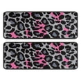thumbnail image 1 of Kitchen Rugs Sets Of 2,Gray and Pink Of Leopard Print Anti Fatigue Kitchen Mat Rugs Non Slip Washable,Decorative Kitchen Floor Mats for Kitchen,Sink,Laundry,17"x47"+17"x47", 1 of 5