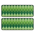 thumbnail image 1 of Kitchen Rugs Sets Of 2,Green Argyle Pattern Anti Fatigue Kitchen Mat Rugs Non Slip Washable,Decorative Kitchen Floor Mats for Kitchen,Sink,Laundry,17"x47"+17"x47", 1 of 5
