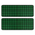 thumbnail image 1 of Kitchen Rugs Sets Of 2,Green Black Checkerboard Checkered Pattern Anti Fatigue Kitchen Mat Rugs Non Slip Washable,Decorative Kitchen Floor Mats for Kitchen,Sink,Laundry,17"x47"+17"x47", 1 of 5