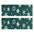 thumbnail image 1 of Kitchen Rugs Sets Of 2,Green Christmas Snowflake Pattern Anti Fatigue Kitchen Mat Rugs Non Slip Washable,Decorative Kitchen Floor Mats for Kitchen,Sink,Laundry,17"X47", 1 of 5